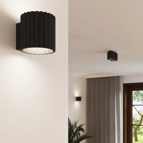 Sollux SL.1785 - Faretto AURA 2xGU10/10W/230V nero