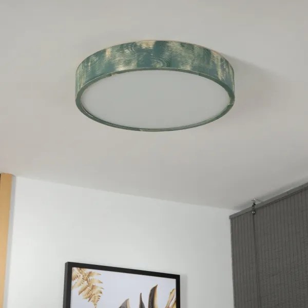 Brilagi - Plafoniera PINO 3xE27/15W/230V pino/verde Ø 47,5 cm