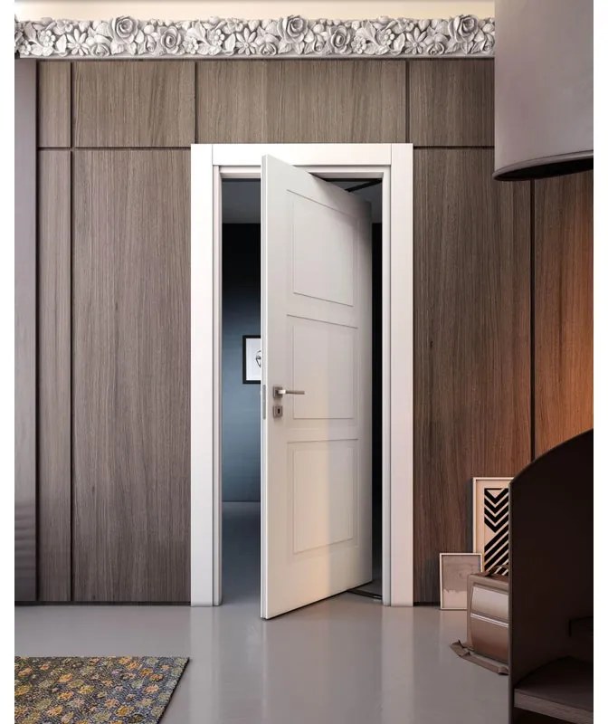 Porta rototraslante Belfast bianco L 60 x H 210 cm destra