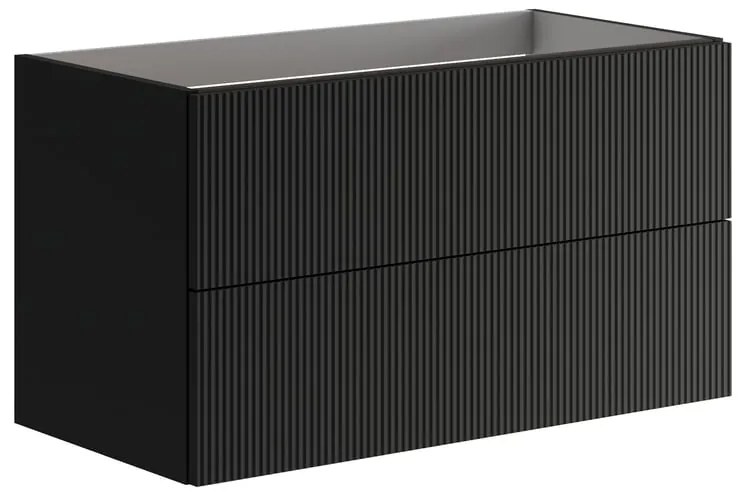 Cassetti in truciolare L 36 x L 45 cm laccato opaco grigio antracite Opera