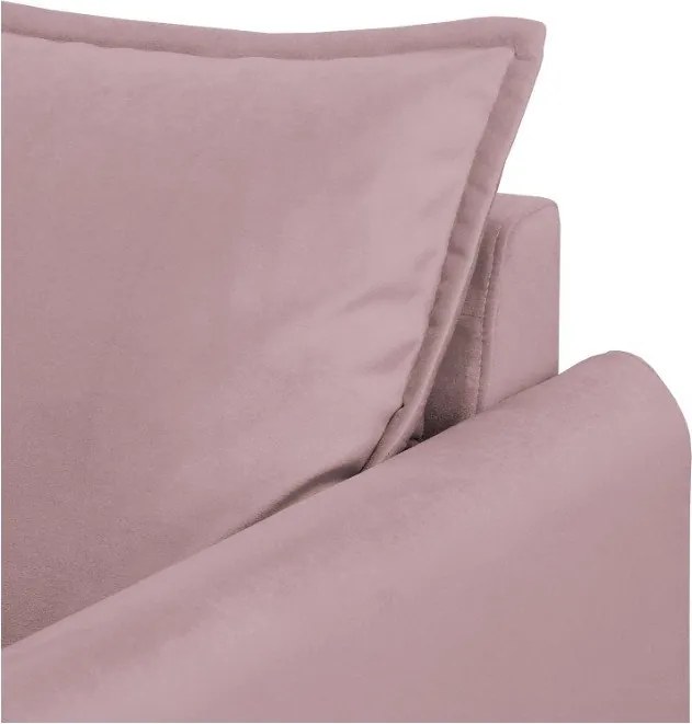 Divano lavanda con rivestimento in velluto 138 cm Juli – Ropez