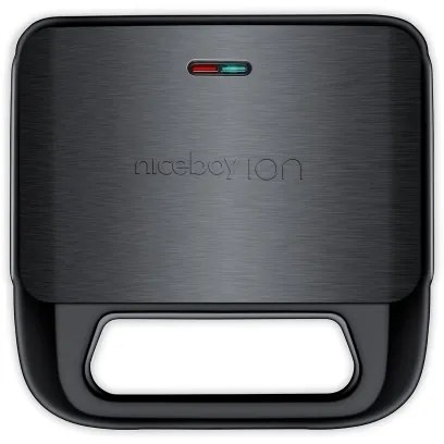 Niceboy ION Snacker S3 - Macchina per i panini 3in1 750W/230V acciaio inossidabile/nero