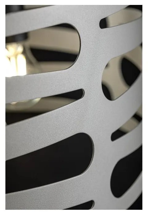 Apparecchio a sospensione grigio con paralume in metallo Marisa - GTV