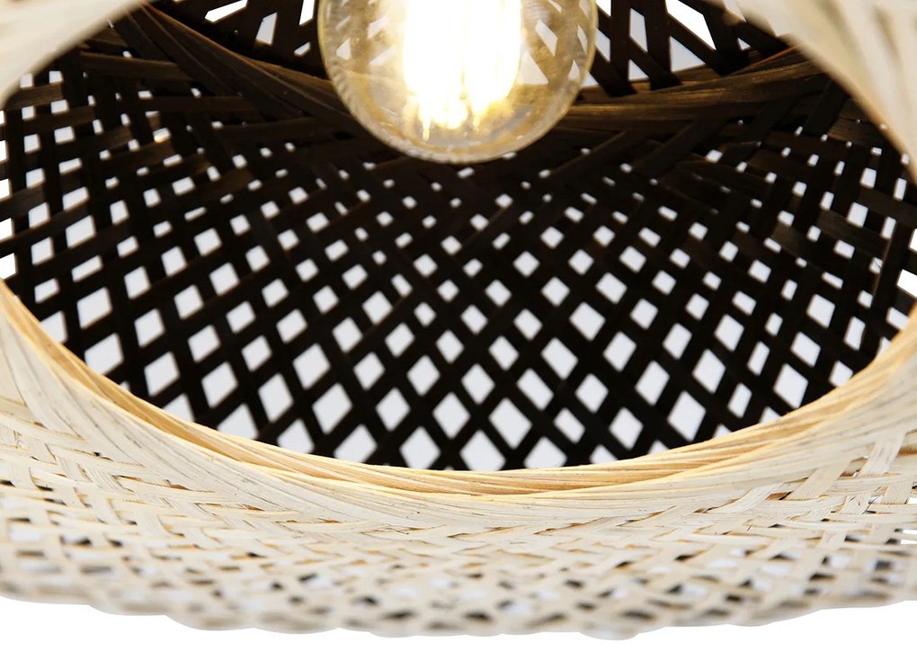 Lampada da soffitto orientale in bambù 50 cm - Rina