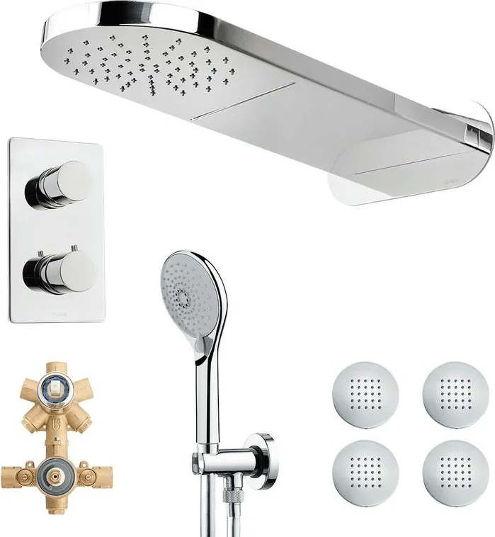 Kit incasso doccia BOSSINI Sydney cromato