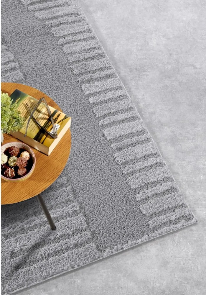 Tappeto grigio 160x235 cm Bartoux Light Grey - Elle Decoration