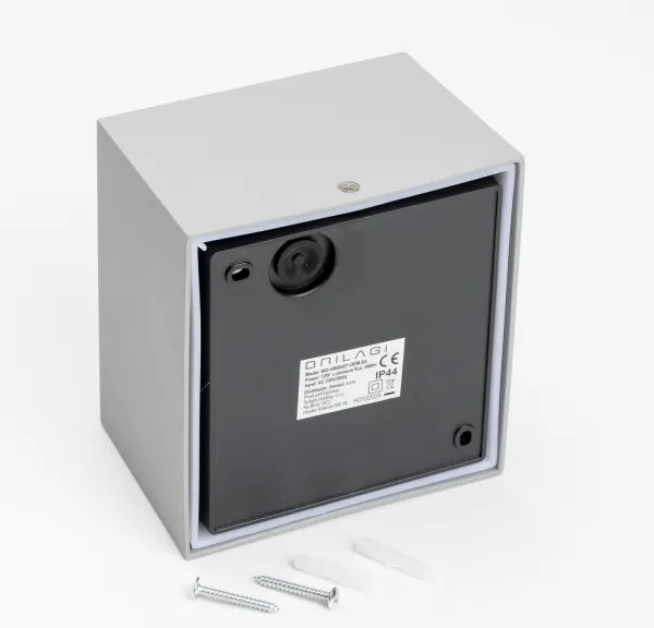 Brilagi - Applique a LED da esterno TERNI LED/12W/230V grigio IP44