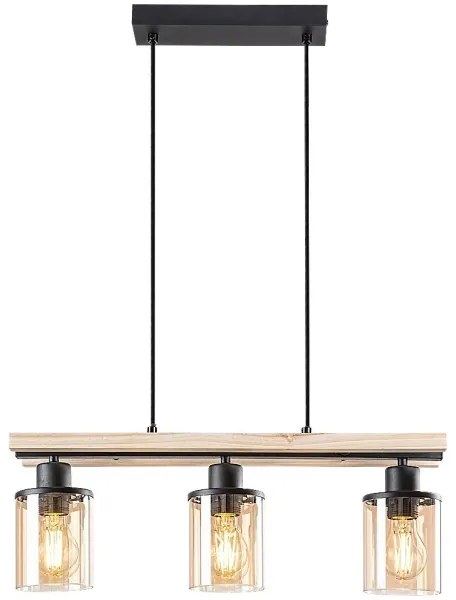 Rabalux 72083 - Lampadario a cavo NIYLAH 3xE27/25W/230V