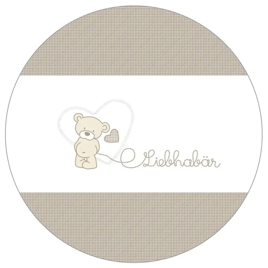 Lettino su ruote con baldacchino in colore naturale 60x120 cm Liebhabär - Roba