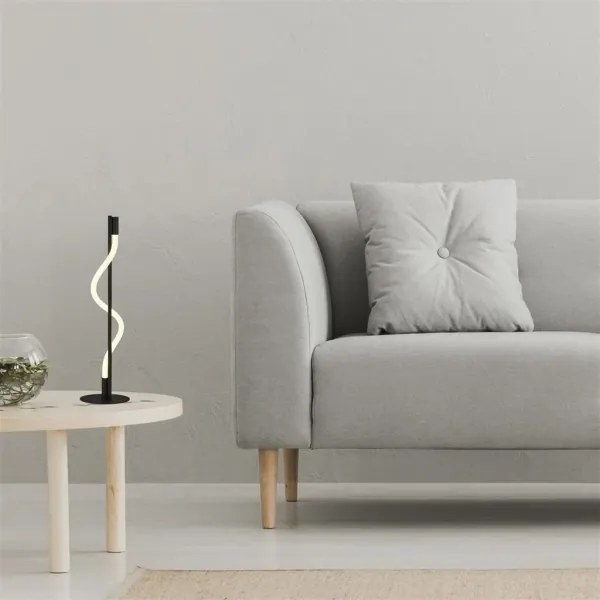 Searchlight EU57212BK - Lampada da tavolo LED MARILYN LED/8W/230V nera