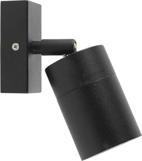 Lampada da parete per esterni nera orientabile IP44 - Solo