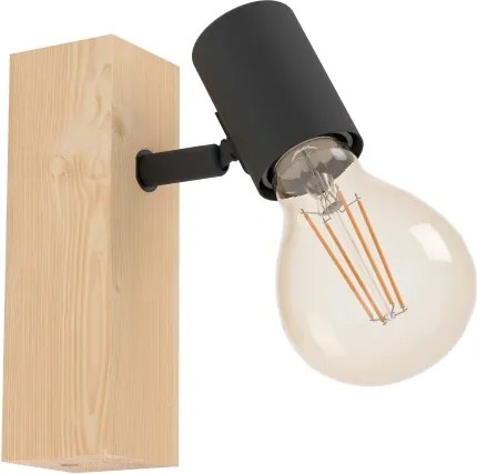 Eglo 98111 - Luce Spot da parete TOWNSHEND 3 1xE27/10W/230V