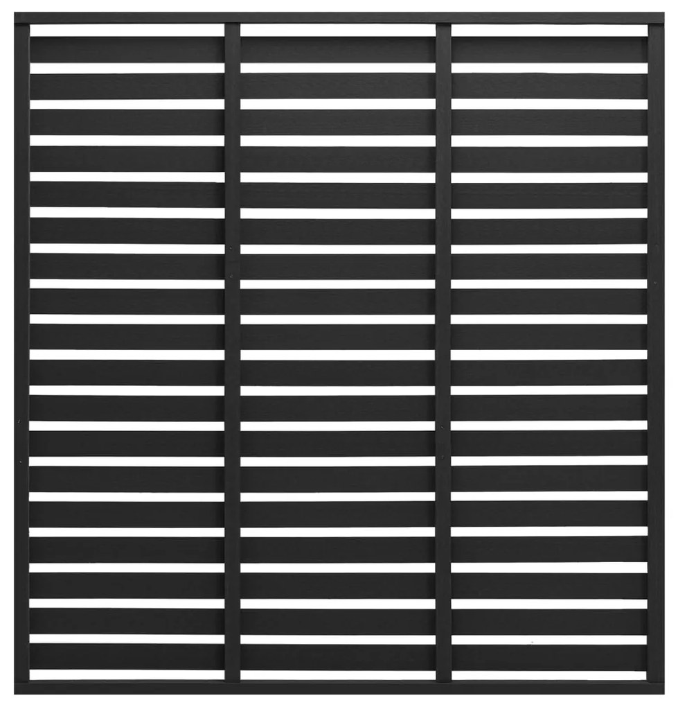 Pannello Di Recinzione İn Wpc 180x180 Cm Nero /