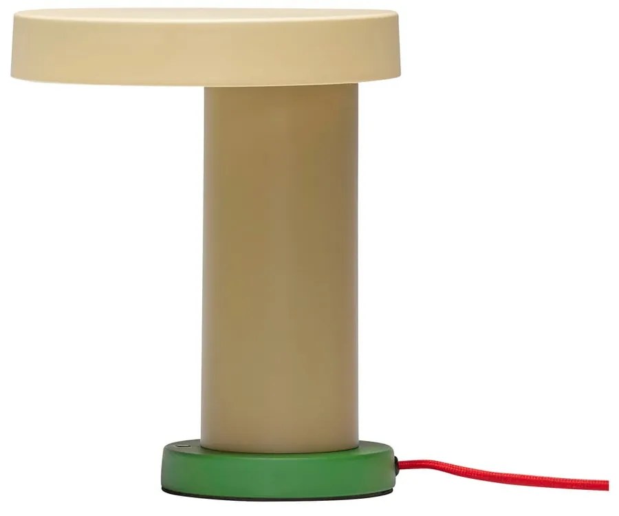 Lampada da tavolo verde (altezza 25 cm) Magic - Hübsch