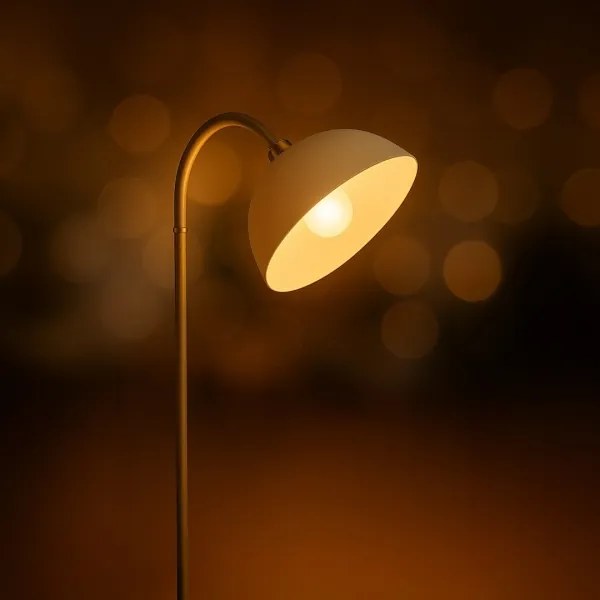 Lampada da terra ZACK 1xE27/60W/230V beige