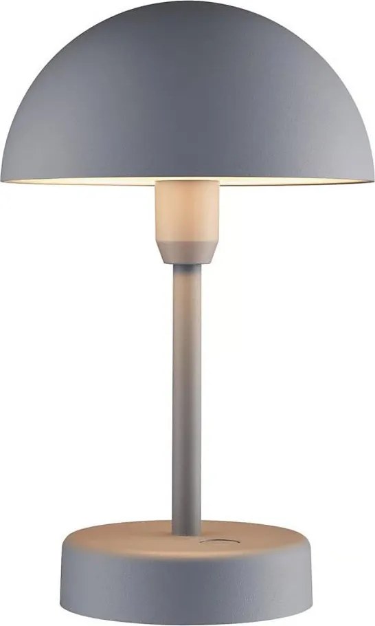 Nordlux - Lampada da tavolo ricaricabile dimmerabile per esterni ELLEN LED/2,8W/3,7V IP44 grigio