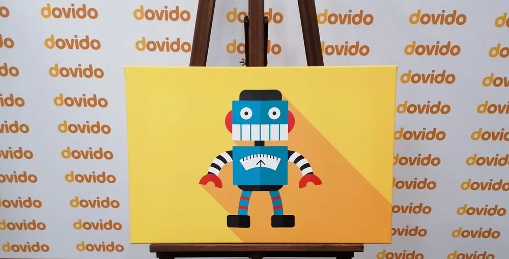 Stampa su tela – Robot allegro