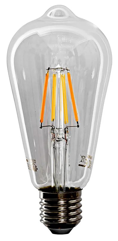 Set di 5 Lampadine LED Smart E27 ST64 4.5W 470 lm 1800-4000K