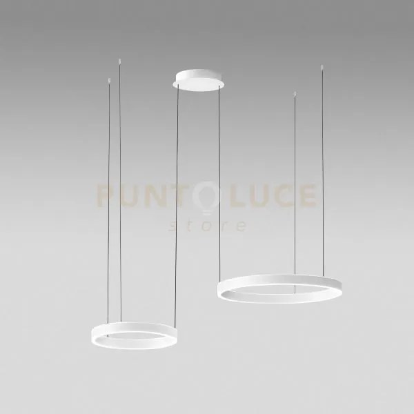 Criseide s/2d - lampadario a sospensione 2 luci led 3000k 3200lm 60...