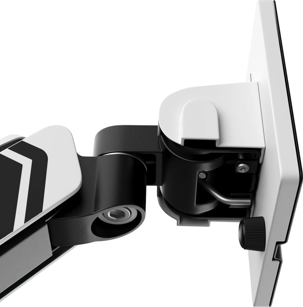 Supporto Doppio per Monitor da 49 Pollici Bianco e Nero X-Arm Dual RGB