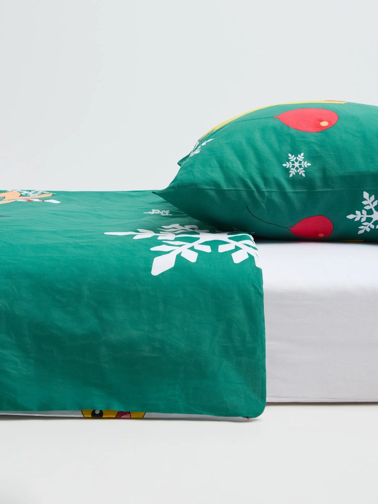 Sinsay - Set biancheria da letto in cotone Pokemon - verde