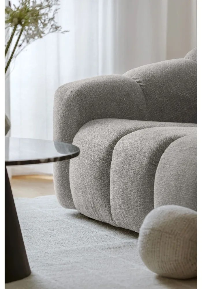 Divano angolare grigio chiaro Shell – Miuform