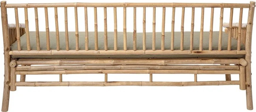 Divano da giardino in bambù di colore beige-naturale Sole - Bloomingville