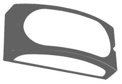 Applique da esterno 1xE27/10W/230V IP54 grigio