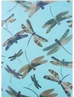 Tapete Dragonfly Dance von Osborne & Little - Jade/ Denim/ M