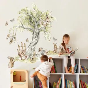 Adesivo murale Woodland - Guardiani della foresta | Inspio