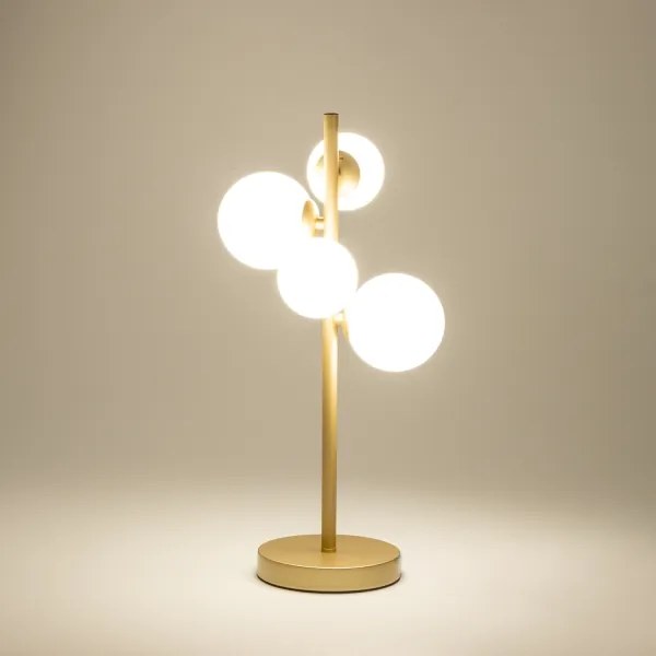Brilagi - Lampada da tavolo LED MILLA 4xG9/3W/230V oro/bianco