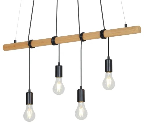 Briloner 4015045 - Lampadario a sospensione con filo 4xE27/25W/230V