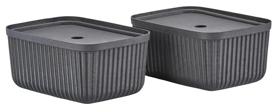 Set di 2 cestini 32x23x20,5 cm Pulp - Zone