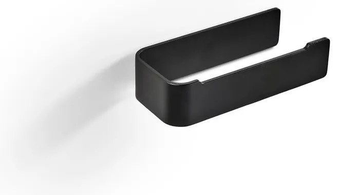 Porta carta igienica da parete nero in metallo Ume – Zone