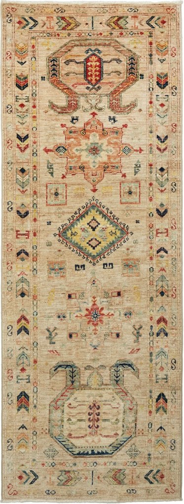 Samarkand Tappeto orientale 200 x 80 Beige (Pakistan) Annodato A Mano