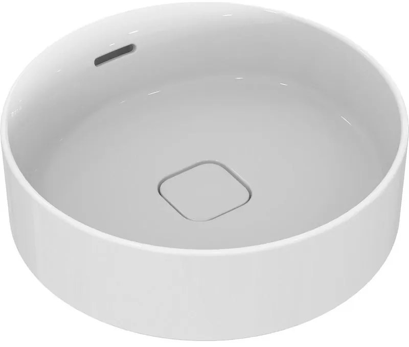 Lavabo da appoggio Strada II IDEAL STANDARD tondo in ceramica bianco lucido