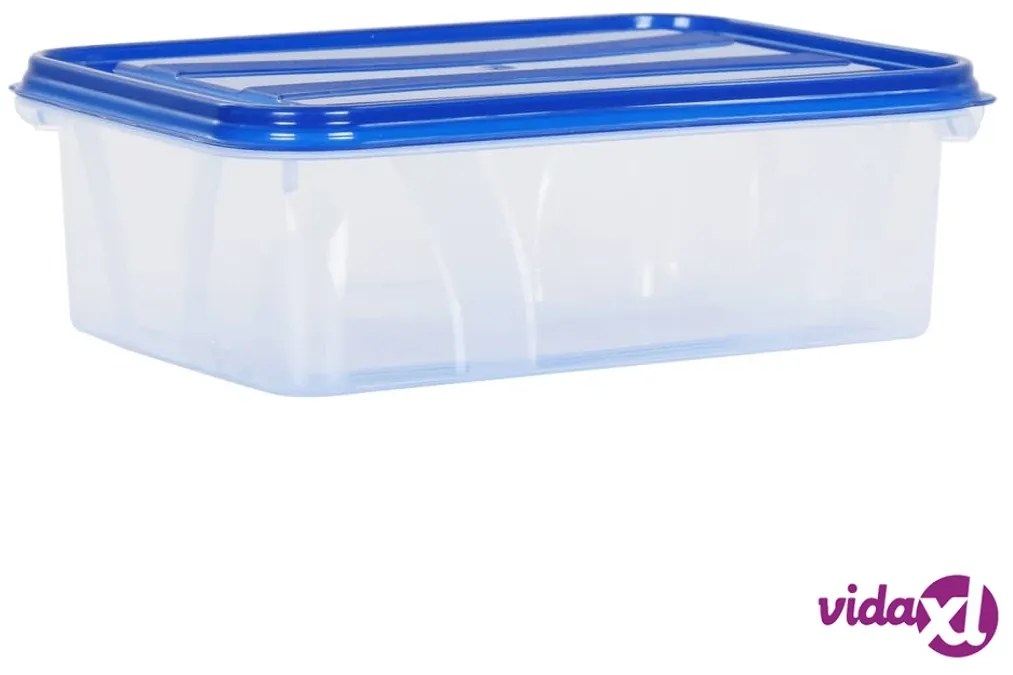 vidaXL Contenitori per Alimenti con Coperchio 16 pz in PP