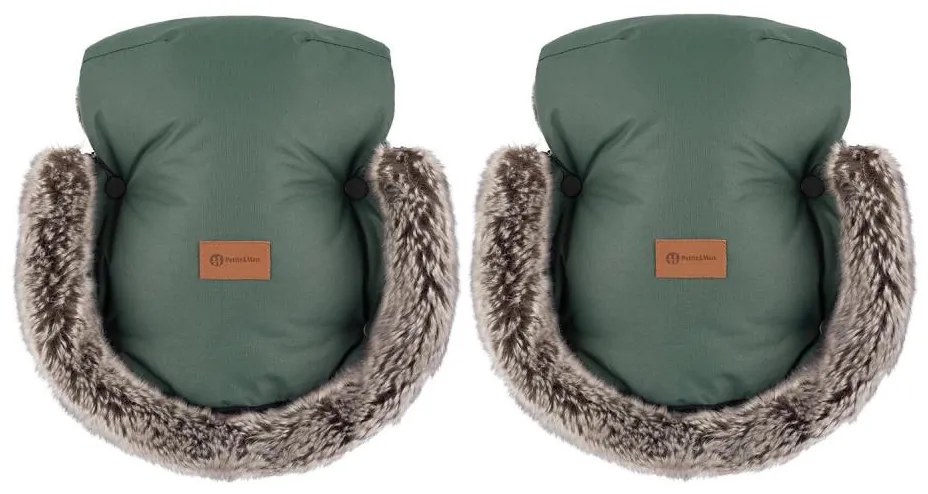 PETITE&amp;MARS - Manicotto per passeggino FURRY Veritable Khaki