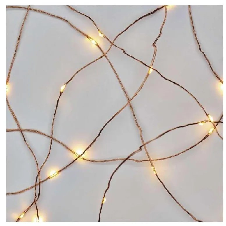 Catena LED da esterno natalizia 100xLED/15m IP44 bianco caldo