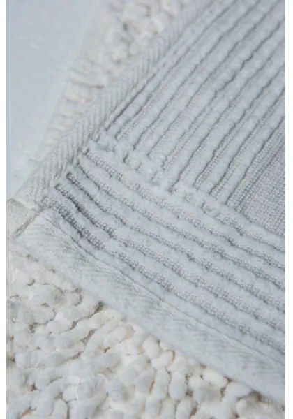 SET 2x Tappeto bagno STONE 60x100 cm bianco