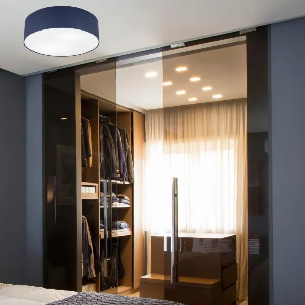 Plafoniera SIRJA PASTEL 2xE27/15W/230V Ø 45 cm blu scuro