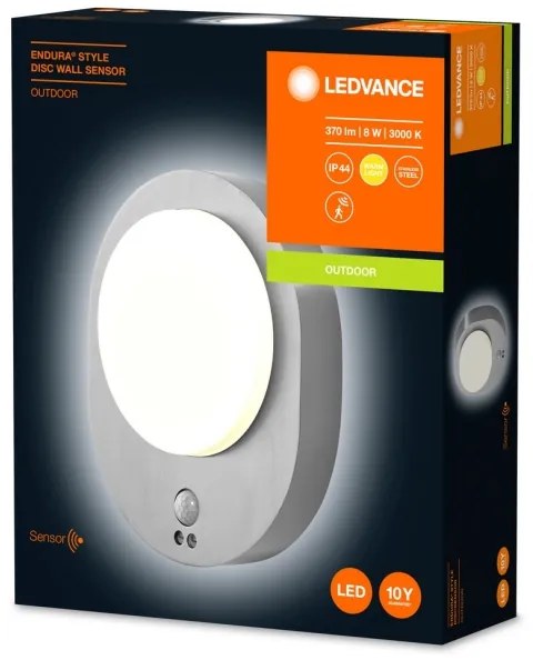 Ledvance - Applique LED da esterno con sensore DISC LED/8W/230V IP44