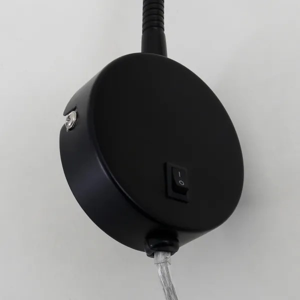 Briloner 2082-015 - Applique a LED COMFORT LIGHT 1xGU10/5W/230V nero