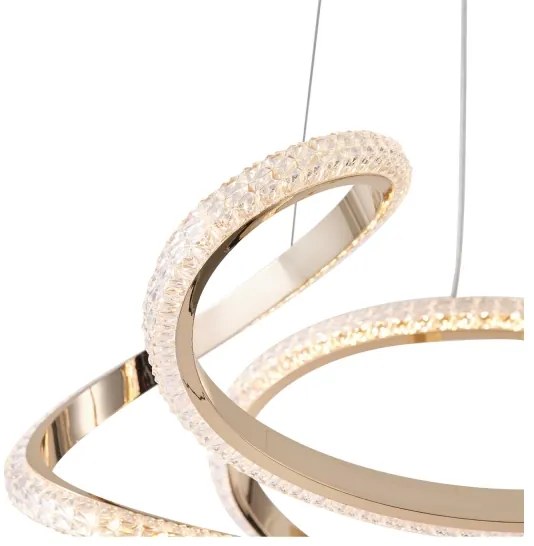 Lampadario LED a sospensione con filo LED/24W/230V 3000K 50x120 cm