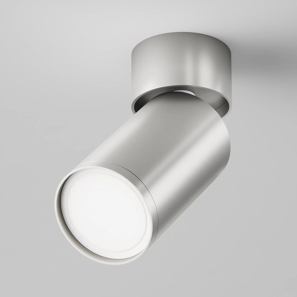 Maytoni Lampada a soffitto Serie 'FOCUS S' Colore Argento opaco