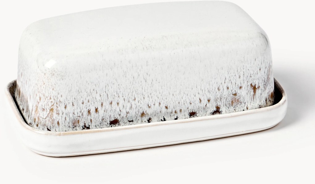 Burriera fatta a mano con smalto reattivo Danza