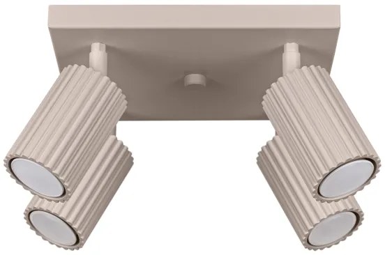 Brilagi - Faretto CRESTO 4xGU10/10W/230V taupe