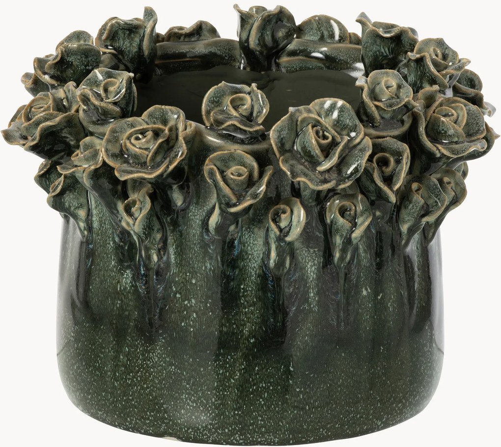 Portavaso in ceramica Roses