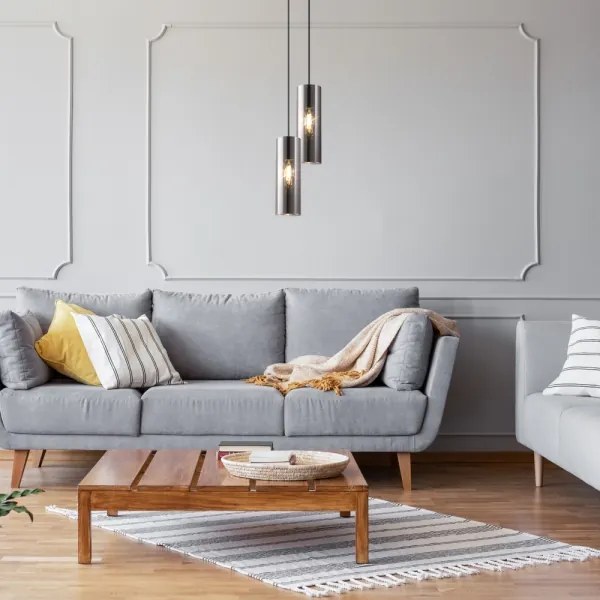 Maytoni P011PL-01CH - Lampadario a sospensione con filo GIOIA 1xE14/40W/230V nero