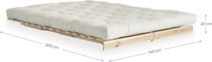 Divano letto color petrolio 140 cm Roots - Karup Design